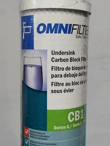 Omnifilter CB1 Carbon Block UnderSink Ersatz Wasserfilter Kartusche Neu - Bild 1 von 6
