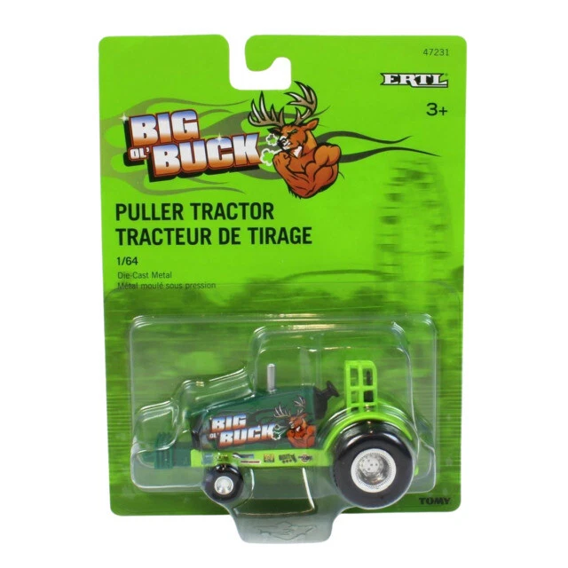 Ertl Big Buck 1:64 Die-Cast Pulling Tractor - Green (47231)