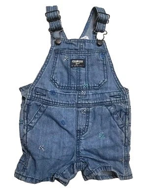 Pantalones Cortos Denim Oshkosh Niños 18 Meses Azul Estampado Ancla Foto 1 de 3