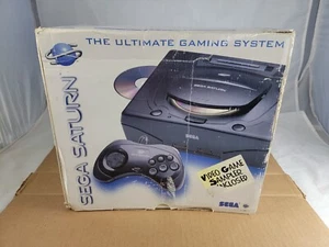 Sega Saturn Original Console Box Only With Inserts - Picture 1 of 13