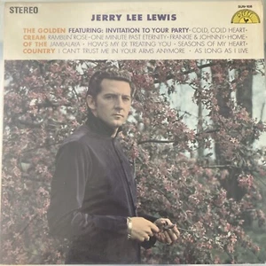 SUN Promo ROCKABILLY Jerry Lee Lewis 33rpm Vinyl LP Sun-108 GOLDEN CREAM 1969 E - Picture 1 of 8