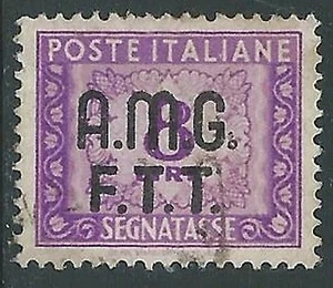 1947-49 TRIESTE A SEGNATASSE USATO 8 LIRE - LL1 - Picture 1 of 1