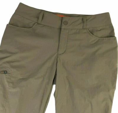 Merrell Selectdry Pants Womens Size 2 Khaki Hiking Outdoor Cut Off Capri - Image 1 of 4