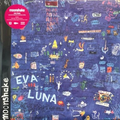 Moonshake Eva Luna Double Blue Vinyl LP Deluxe Edition New & Sealed - Image 1 of 3