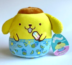 Squishmallows x Sanrio Hello Kitty & Friends Pompompurin Ice Cream Plush 7-inch - Picture 1 of 8