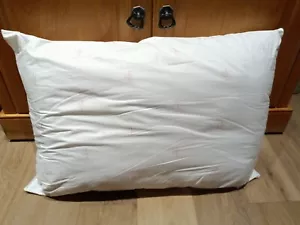 Ralph Lauren Polyester Fill Jumbo Bed Pillow, Cotton Cover, White, JUMBO 20 X 28 - Picture 1 of 3