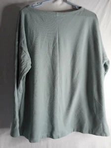 Maglia manica lunga verde a costine Ava Viv taglia X girocollo - Foto 1 di 3