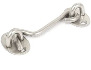 sourcingmap 3-inch Stainless Steel Cabin Hooks Eye Latch Door Gate Swivel Window - Picture 1 of 5