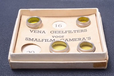 ✅ VENA SET YELLOW 15, 17, 18, 19MM FILTER GENUINE LENS OR CAMERA PUSH 30-1 - Image 1 of 2