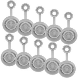 10 Piezas Panel Interior Techo Sombrero Auto Tornillo Cubiertas Plástico Tapas para Tornillos - Imagen 1 de 12