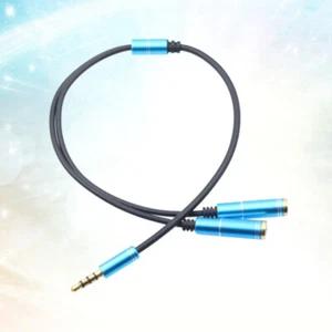 Kopfhörer-Adapterkabel Liebhaber Audio-Mikrofon-Splitter Headset-Splitterkabel - Bild 1 von 11