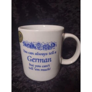 Tazza da tè caffè vintage tedesca divertente ceramica regalo divertente colonie Amana - Foto 1 di 8