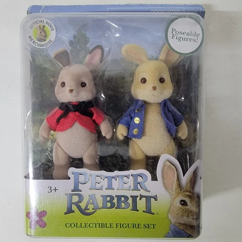 Peter Rabbit  Flopsy Movie 2 Pack Collectible Toy Figure Set Kid Toddler Critter Cover