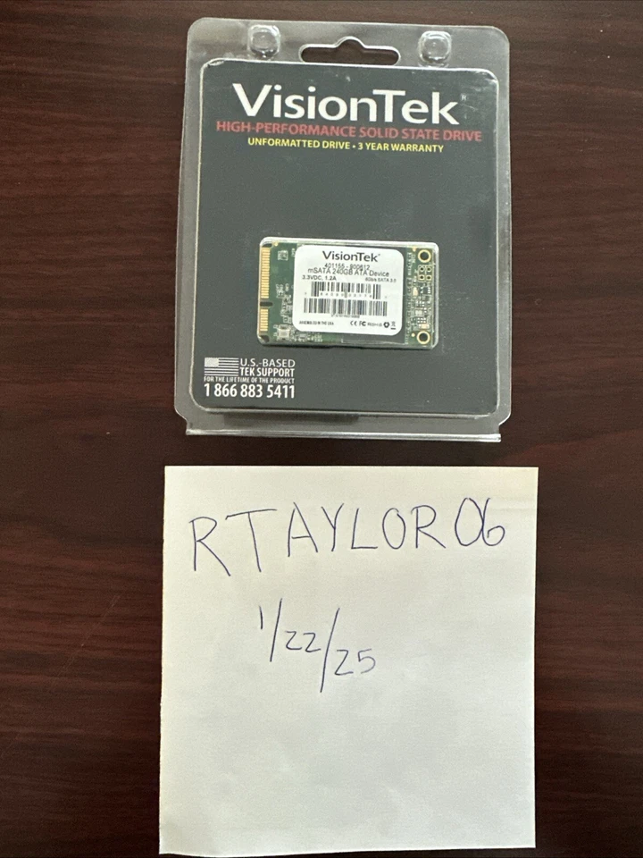 Disco duro VisionTek 900612 240gb msata ssd Foto 1 de 1