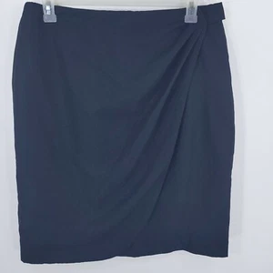 Falda acanalada profesional negra Worthington cremallera trasera talla 16T para mujer - Imagen 1 de 9