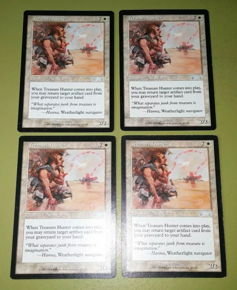 Treasure Hunter x4 Exodus 4x Playset Magic the Gathering MTG - Image 1 of 1