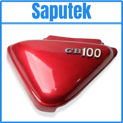 Cubierta de cuadro lateral izquierdo roja izquierda apta para Honda CB100 CL100S CL100 1970-1971 Foto 1 de 4