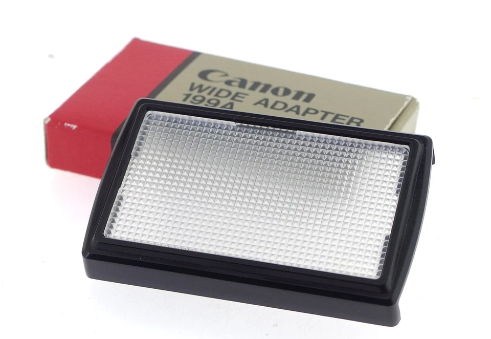 Canon FD Genuine Wide Diffuser / Wide Adapter for 199A Flash, Boxed. - Image 1 of 1