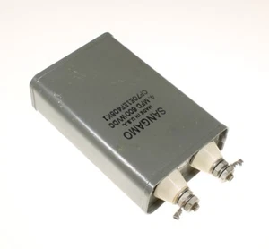 Condensador de aceite 4uF 600VDC sellado herméticamente 4 uf 600V 600 voltios CC 4mfd - Imagen 1 de 1