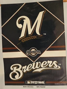 Milwaukee Brewers MLB Béisbol 27" X 37" Bandera Nuevo en Paquete NUEVO Wincraft - Imagen 1 de 2