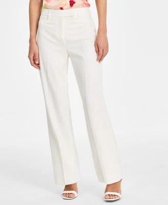 Pantalones de pierna completa Tahari Asl-blanco-16 Foto 1 de 4