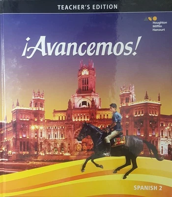 Avancemos Level 2, Teacher's Edition, 9780544861282, 0544861280, 2018 (Spani... - Image 1 of 3