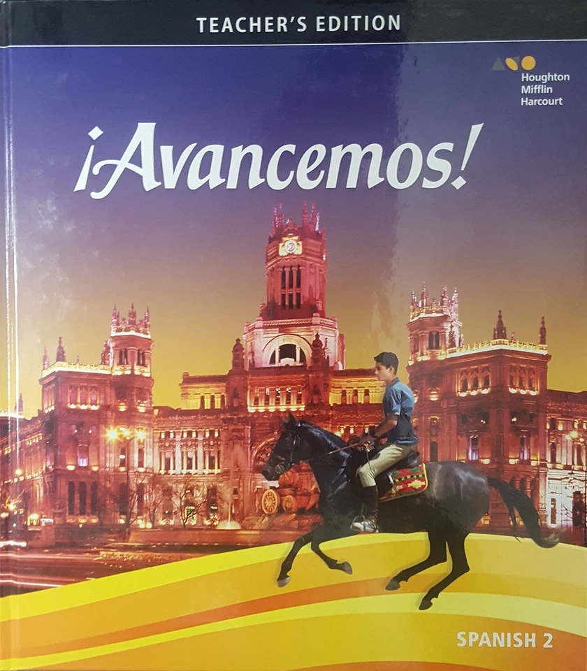 Avancemos Level 2, Teacher's Edition, 9780544861282, 0544861280, 2018 (Spani... - Image 1 of 3