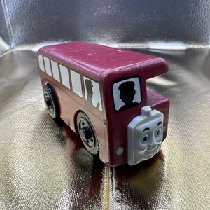 Bertie the Bus - Thomas the Tank Engine & Friends trenes imanes de ferrocarril de madera - Imagen 1 de 8