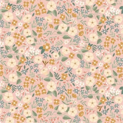 Moonbeam Dreams Cotton Fabric Floral Poppie Cottons By the Yard