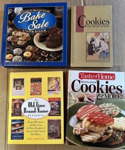 Lot of 4 Baking Cookbooks - Cakes Pies Desserts Chocolate Sweets Cookies - Foto 1 di 5