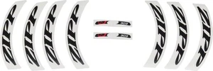 Zipp Decal Set - 303 Matte Black Logo, Complete for One Wheel - Picture 1 of 1