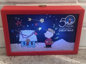 Peanuts Snoopy A Charlie Brown Christmas 50th Anniversary illuminated art Decor - Picture 1 of 10