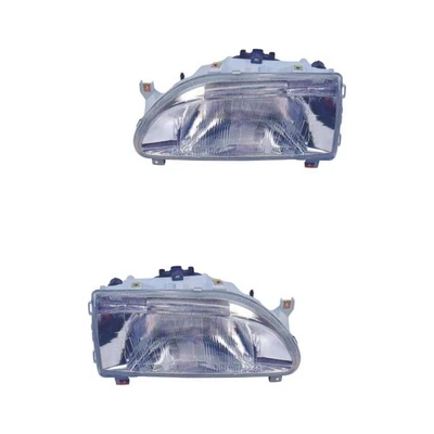 Scheinwerfer Set links & rechts Halogen H4 für Renault 19 II Cabriolet Chamade - Bild 1 von 3