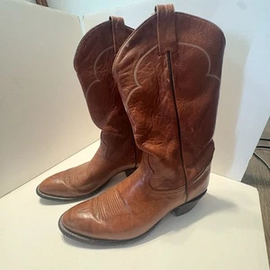 Botas vaqueras vaqueras vintage Tony Lama para hombre estilo 10.5 B 5084 de cuero - Imagen 1 de 14