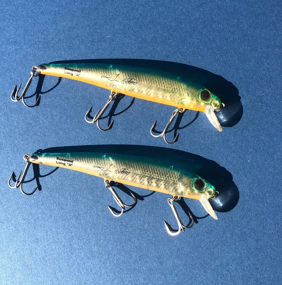 Lote de señuelos enchufables flotantes Bomber Pro Long A Minnow Tim Horton 120 mm 21 g de colección Foto 1 de 1