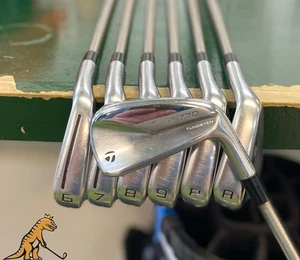 Used RH TaylorMade P770 Forged Iron Set 4-PW, GW Steelfiber i95 Graphite Stiff - Picture 1 of 16