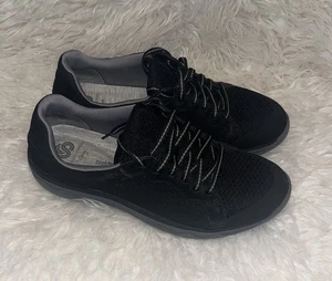 Scarpe casual Clark’s donna nere stringate taglia 9,5 - Foto 1 di 10