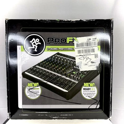 MACKIE ProFX12v2+ 12-Channel Analog Mixer With Enhanced FX / Brand New - Image 1 of 4