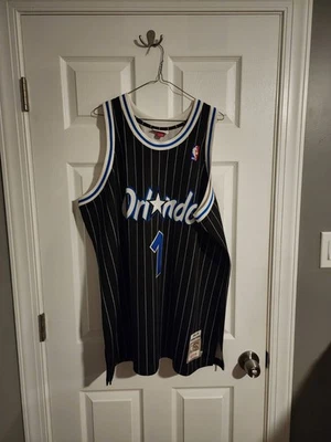 Camiseta deportiva 100 % auténtica Mitchell & Ness 94/95 Magic Anfernee Hardaway talla 52 XXL  Foto 1 de 4