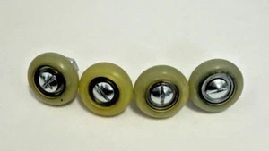 Lot of 4 Aeropilates Stamina Reformer Rubber Roller Wheels w/ Hardware - Picture 1 of 2