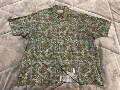 Natural Issue Multi-Color Geometric S/S Mens Shirt Size XL - Image 1 of 4