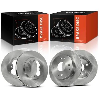 Front & Rear Disc Brake Rotors for Honda Accord 1991-1997 Acura CL 1997 L4 2.2L - Image 1 of 4