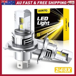 2/4/8X H4 LED Headlight Globes Kit Hi/Lo Beam 28000LM 6500K Super Bright White - Picture 1 of 14