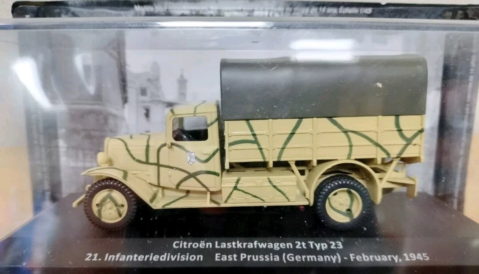 Citroën tipo 23. 1945. #90. AUTO MILITARI SECONDA GUERRA MONDIALE. 1/43 - Immagine 1 di 1