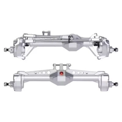 Carbon LCG Chassis Kit w/ Gearbox Shock Absorber for 1/10 RC Crawler SCX10 Capra - Image 1 of 4