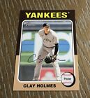 Clay Holmes 2024 Topps Baseball Heritage 1975 Design #115 Yankees