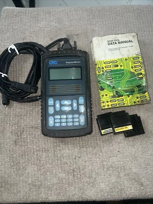 OTC Enhanced Monitor Diagnostic Scanner pathfinder w/ cables cartridges & manual - Image 1 of 4