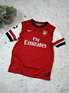 Nike Arsenal 2012 2013 #14 Walcott Soccer Jersey Boys Size L Red Home - Picture 1 of 22