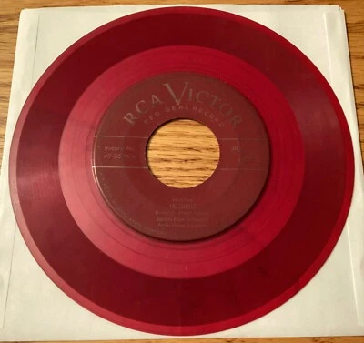 Boston Pops Orchestra “Jalousie / Ritual Fire Danc" 7" 45 rpm 49-0526, red vinyl - Image 1 of 4