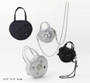Bolso CARTERA COLLER Corazón Manzana ACOLCHADO Gris Perla, Opción NEGRO - Dijes Deco - Imagen 1 de 23